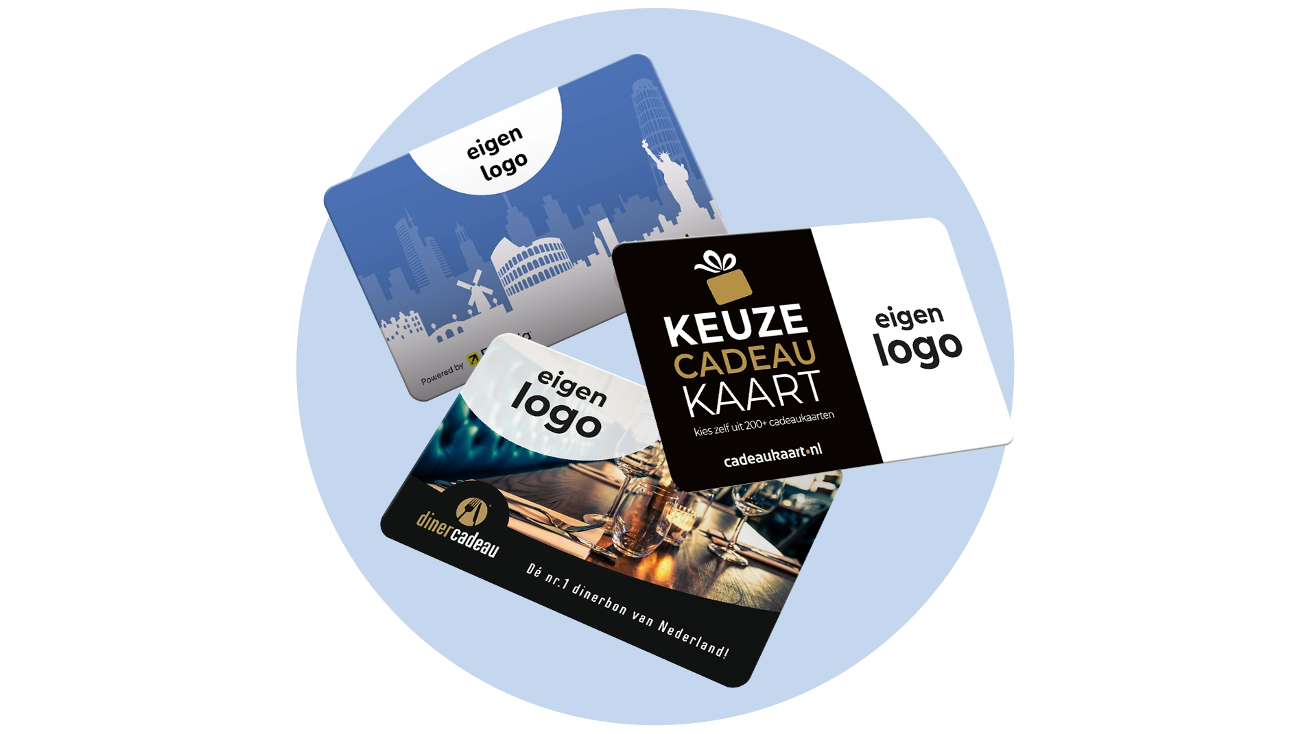 Bedrijfslogo drukken op cadeaukaart